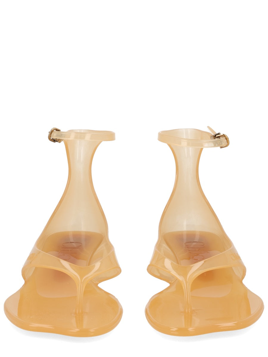Sandal Jelly Beige Thermoplastic Polyurethane