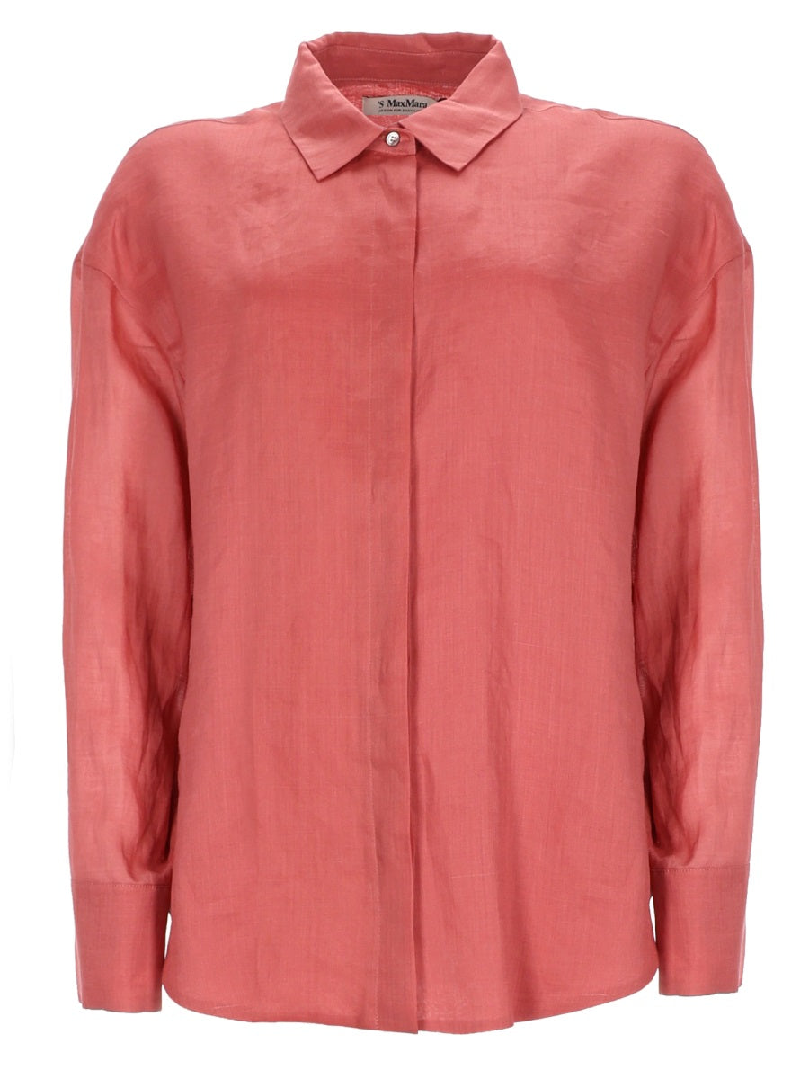 Abbraccio Ramie Shirt Red