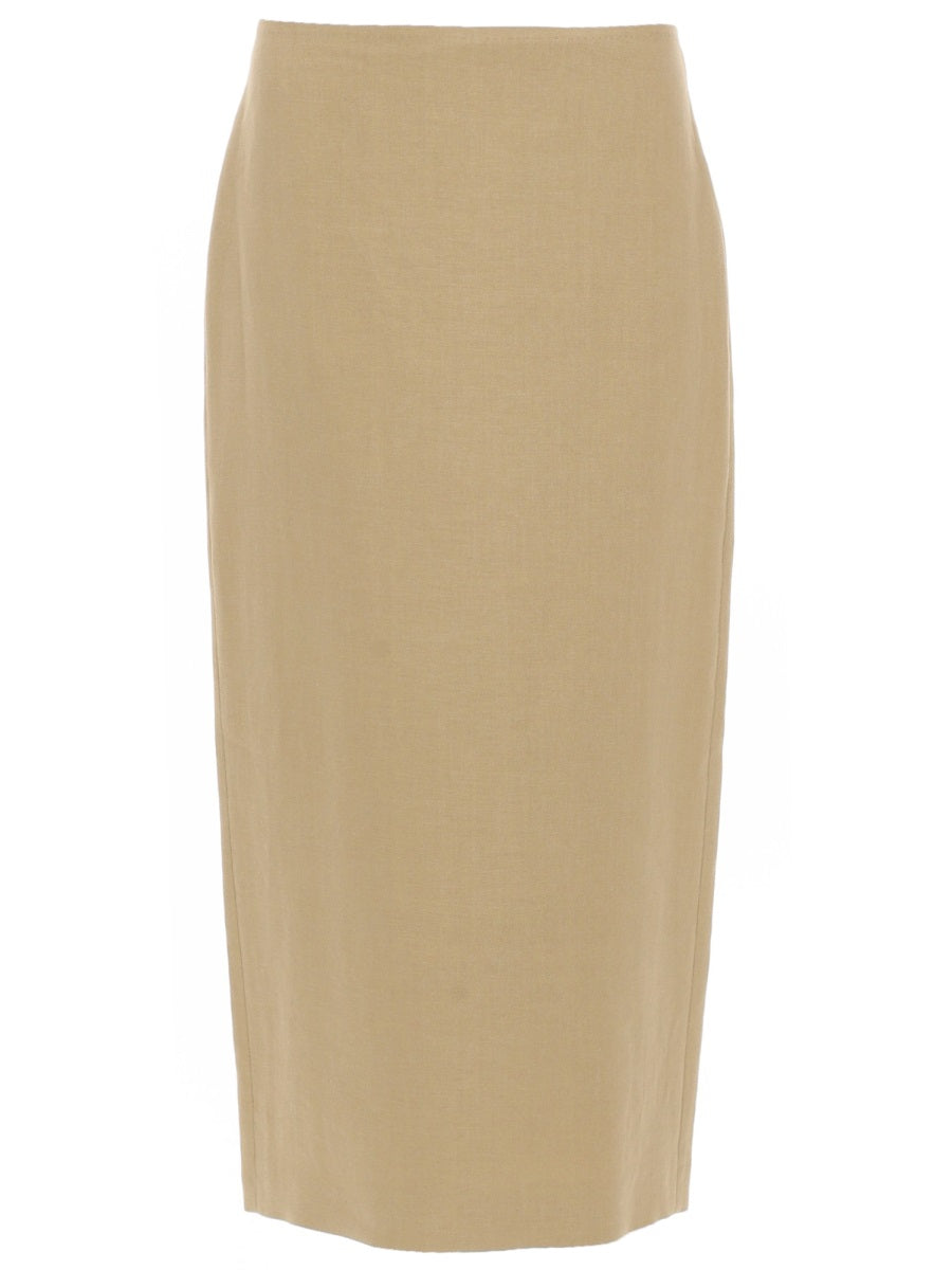 Midi Skirt Veranda Beige Linen