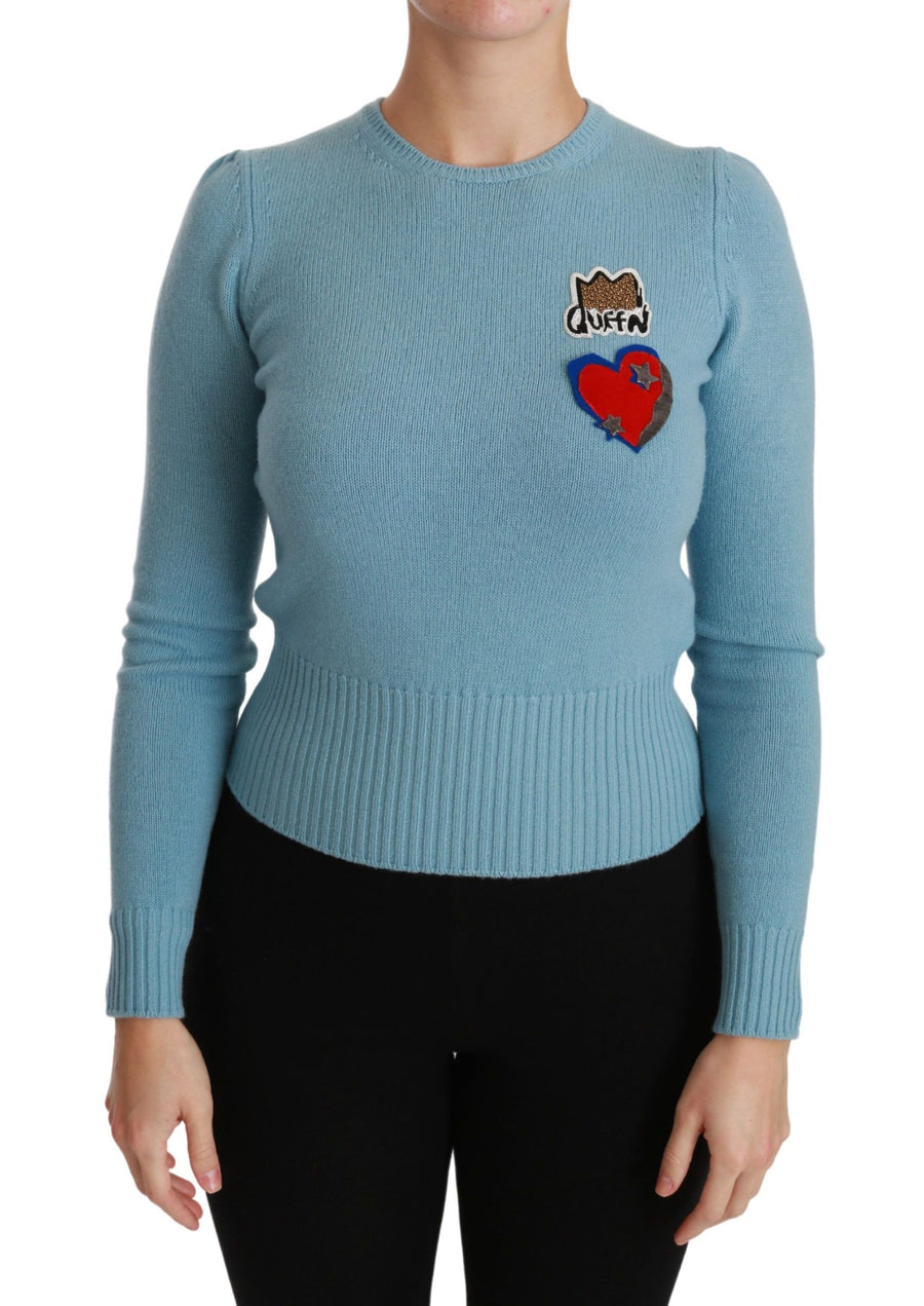 Dolce & Gabbana 100% Wool sweater in blue