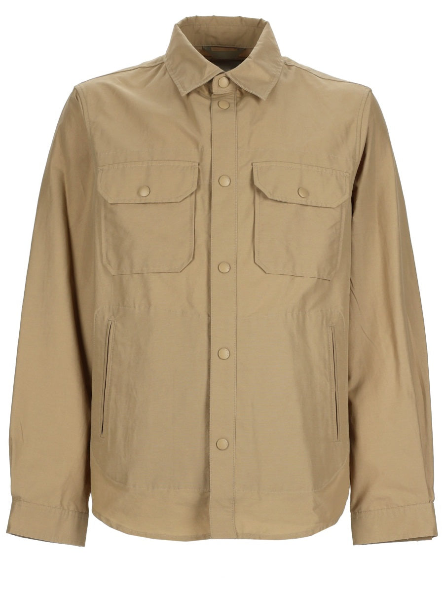 Overshirt Ramar Beige Cotton Polyamide Shirt