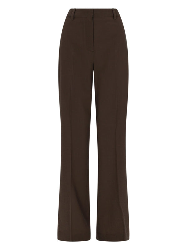 Trousers Tailored Wool Brown Virgin