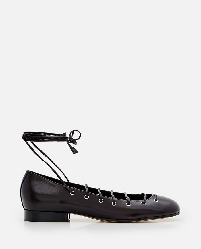 DURAZZI MILANO Flat shoes Black Leather