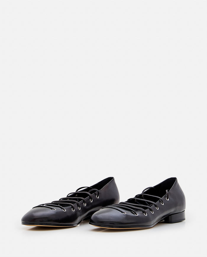 DURAZZI MILANO Flat shoes Black Leather