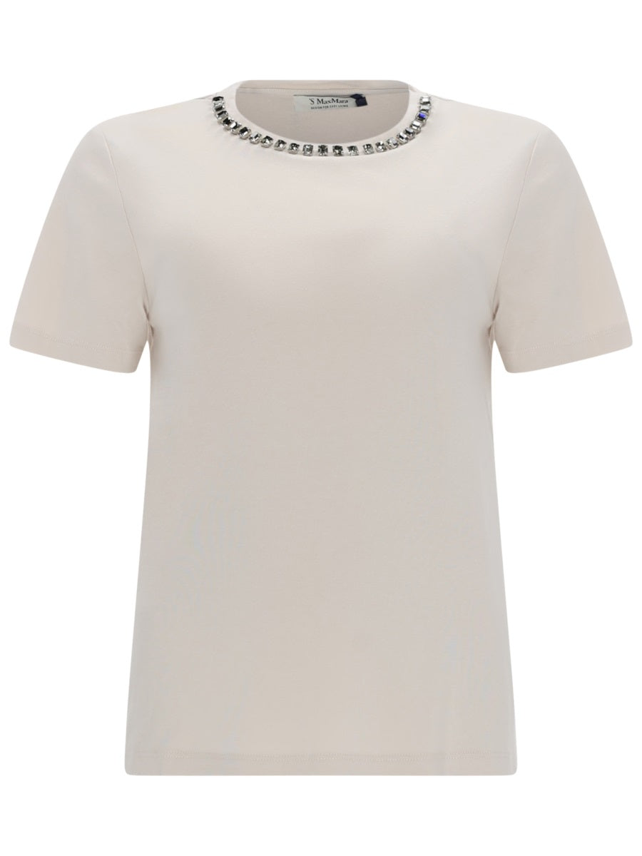 T-Shirt Bingo Beige Cotton Blend T-shirts
