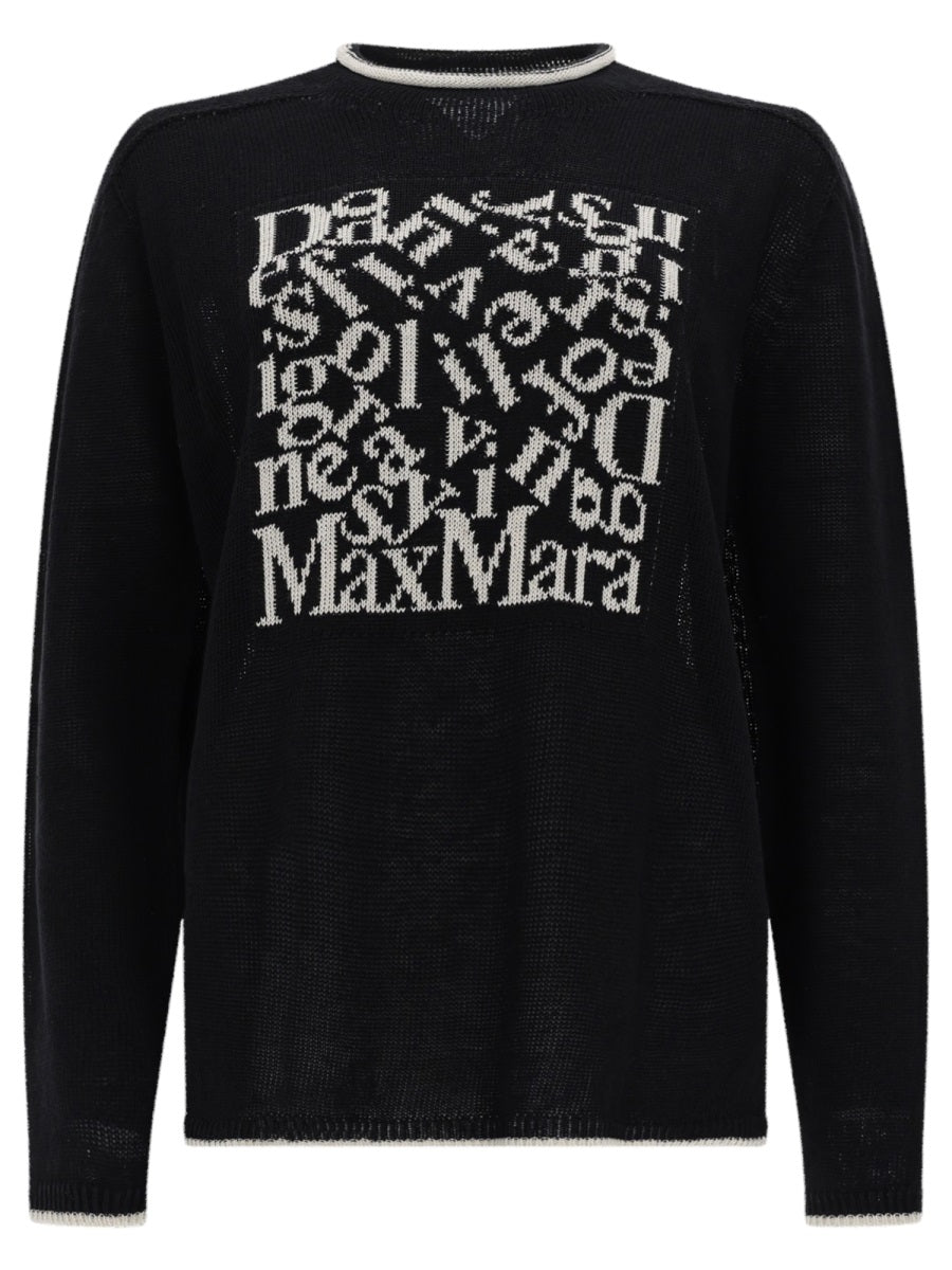Linen Jumper Attore Black Jumpers