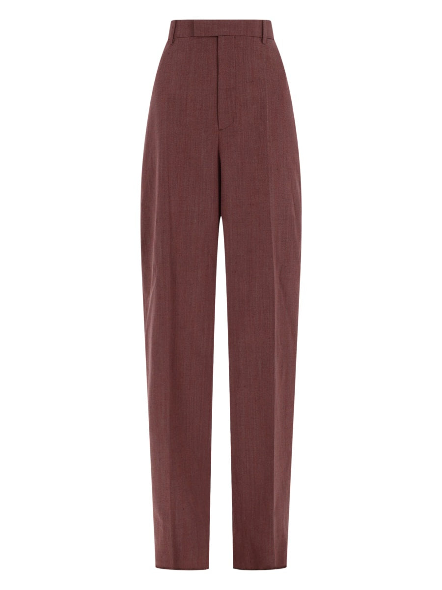 Sartorial Wool Trousers Pink