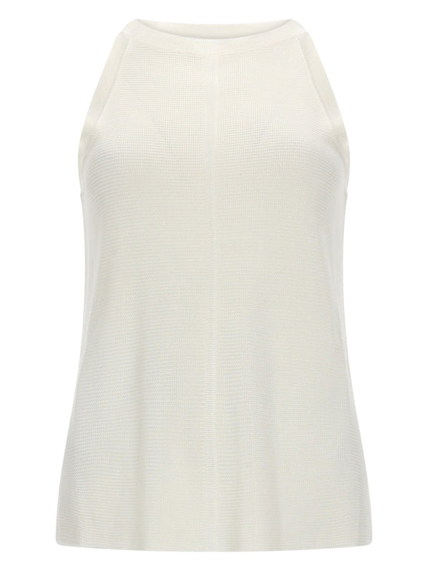 Top Ohana Ivory Viscose Tops