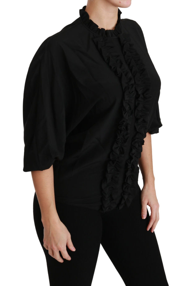 Dolce & Gabbana 100% Silk blouse in black