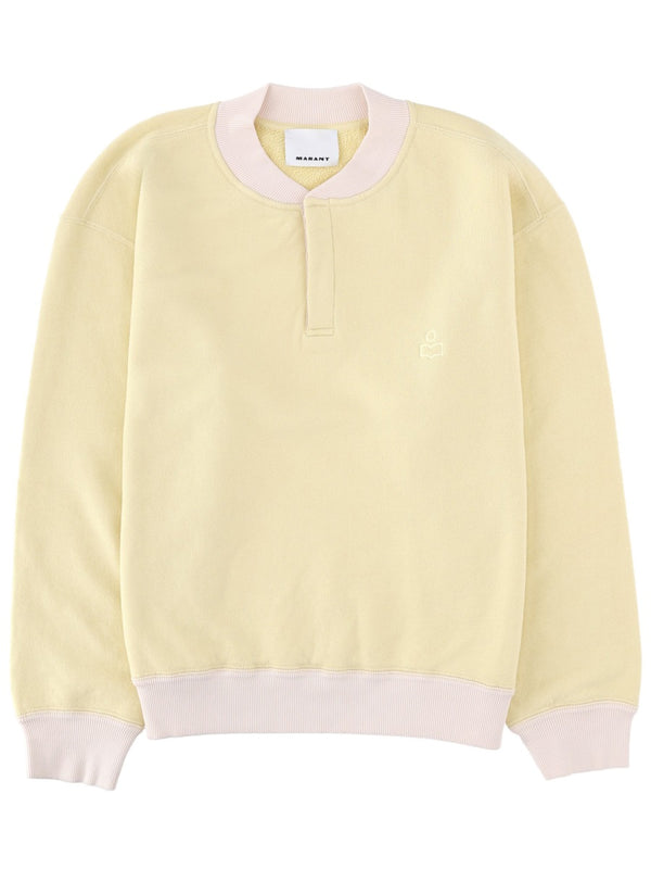 Sweatshirt Mathias Yellow Cotton Sweatshirts