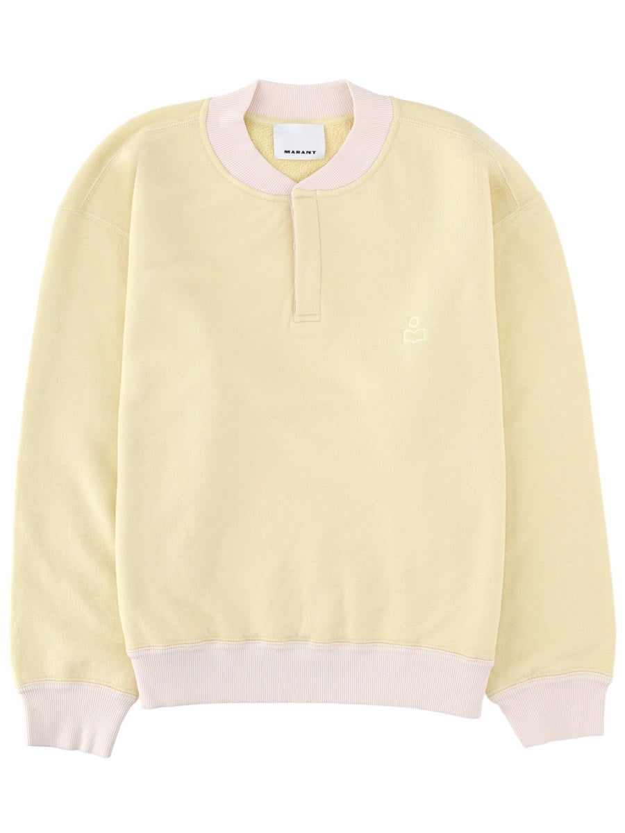 Sweatshirt Mathias Yellow Cotton Sweatshirts
