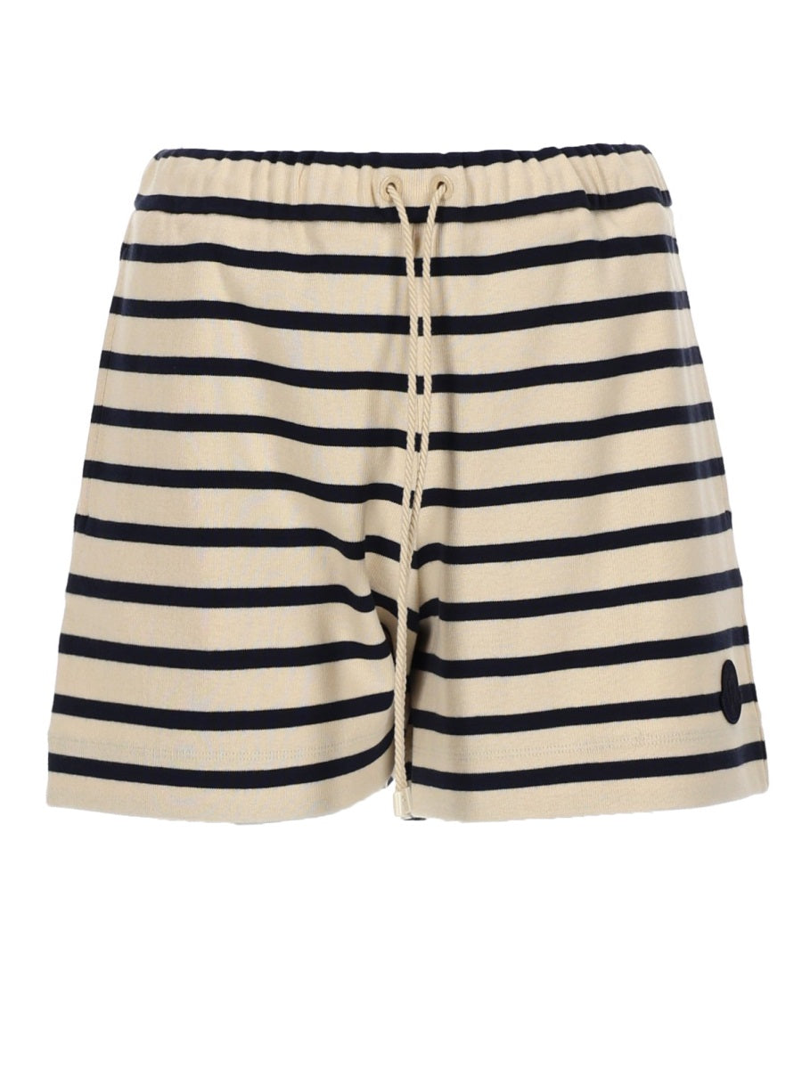 Striped Cotton Shorts Multicolour