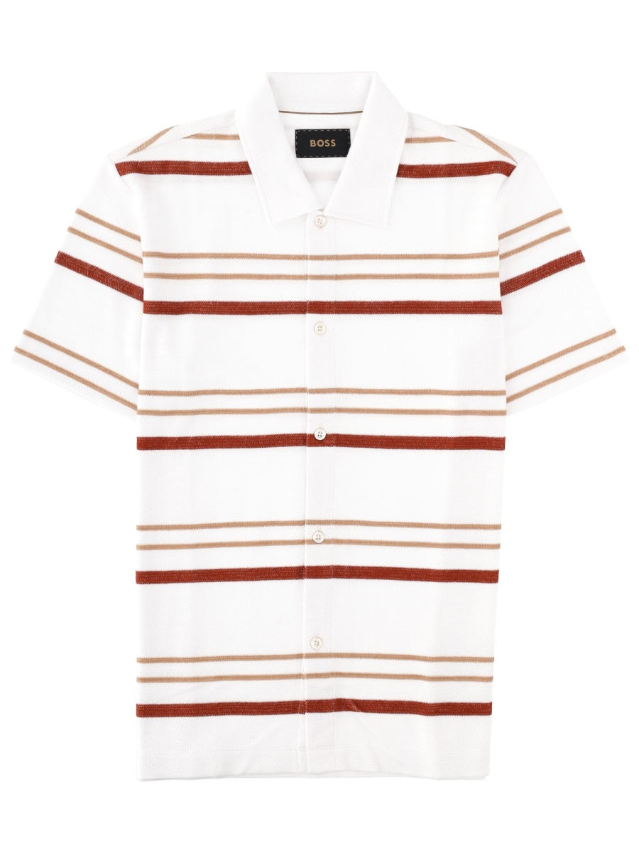 Polo Shirt Pitti White Cotton