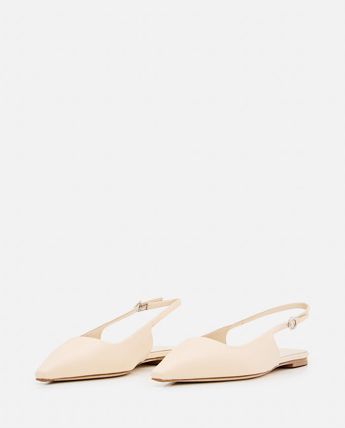 AEYDE Flat shoes Beige Nappa Leather