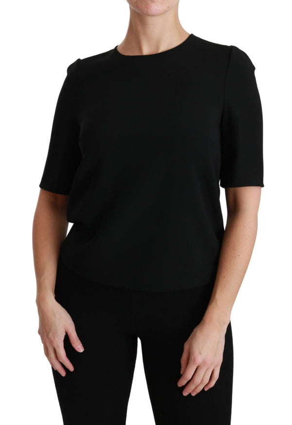 Dolce & Gabbana 51% Viscose blouse in black