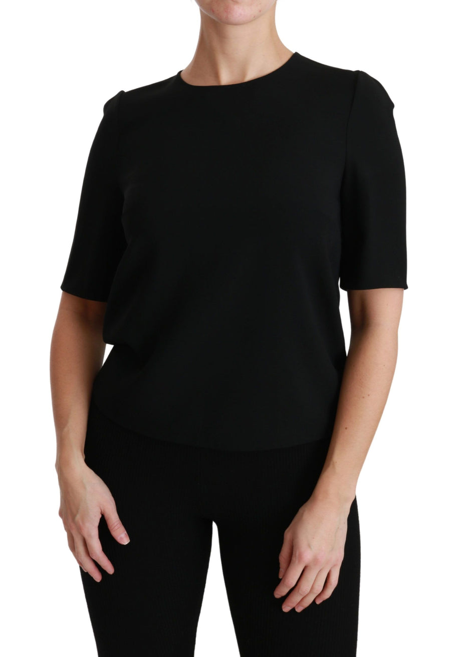 Dolce & Gabbana 51% Viscose blouse in black