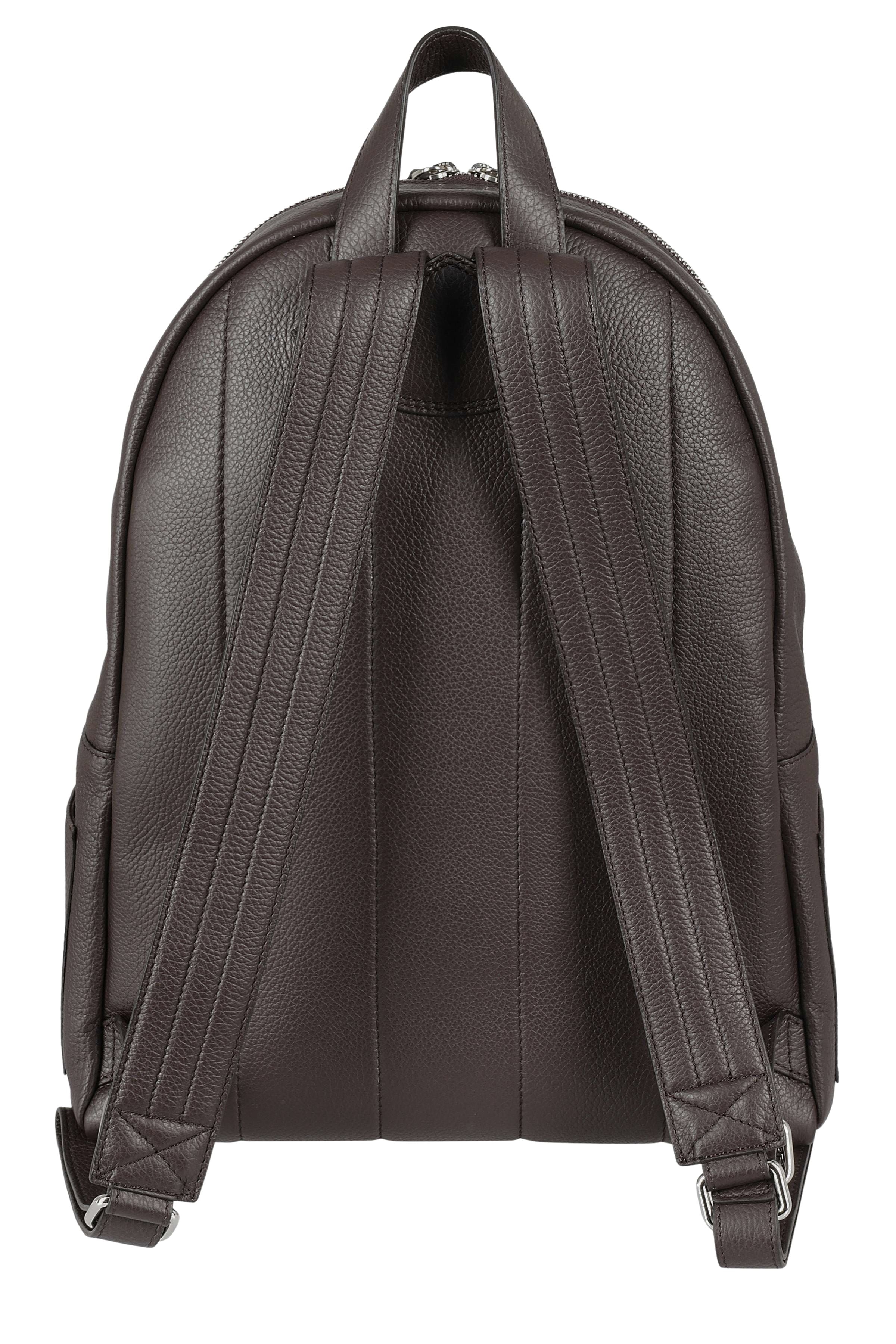 Zaino Micron In Pelle Brown Borsa