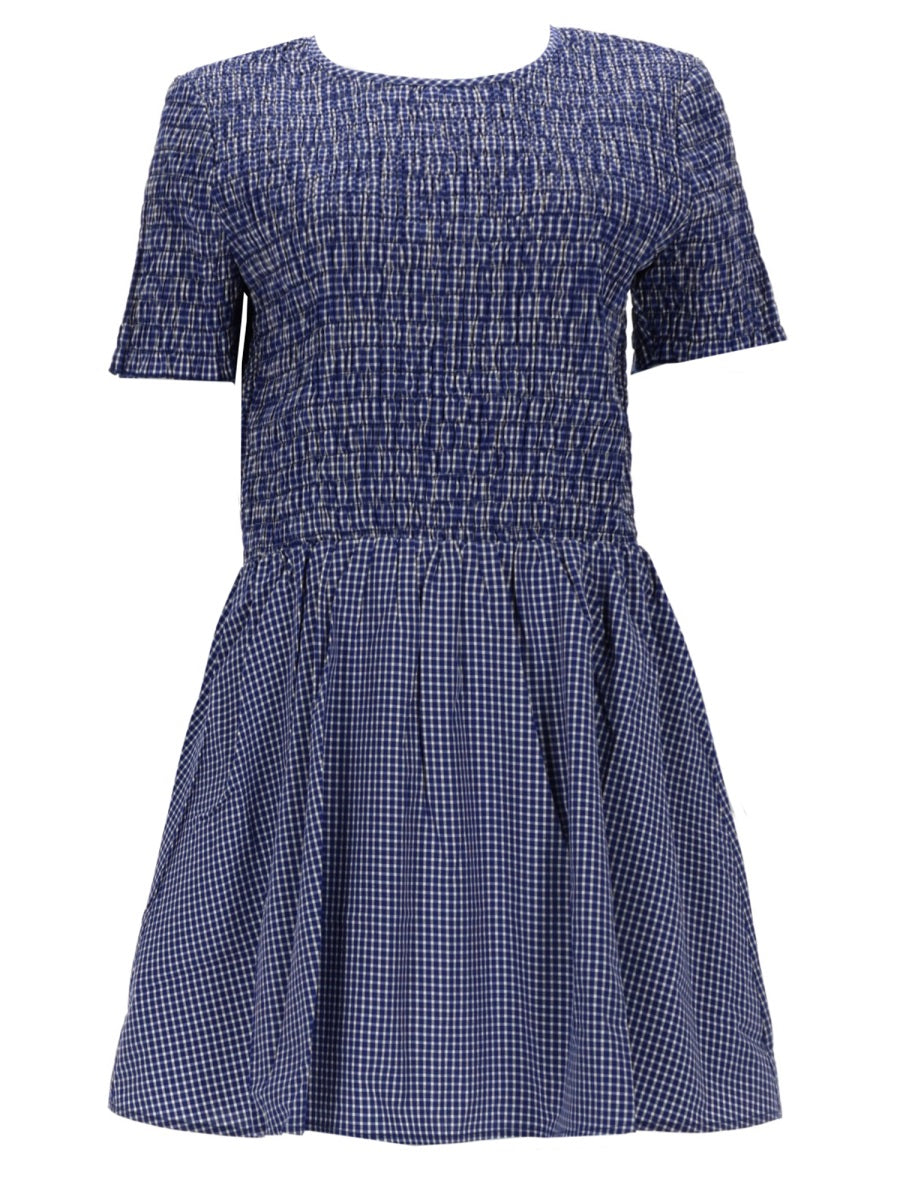 Mini Dress Assandra Blue Organic Cotton