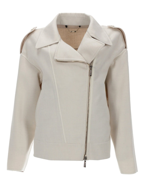 Jacket Viana-J White Wool