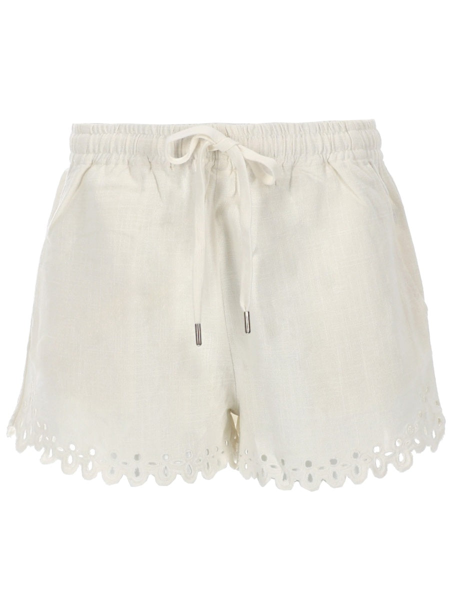 Shorts Balyme White Cotton