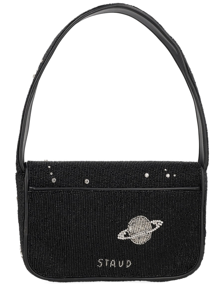 Shoulder Bag Tommy Blue Beaded Ve Glass Beads