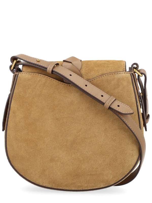 Shoulder Bag Altay Grey Suede Calf Leather