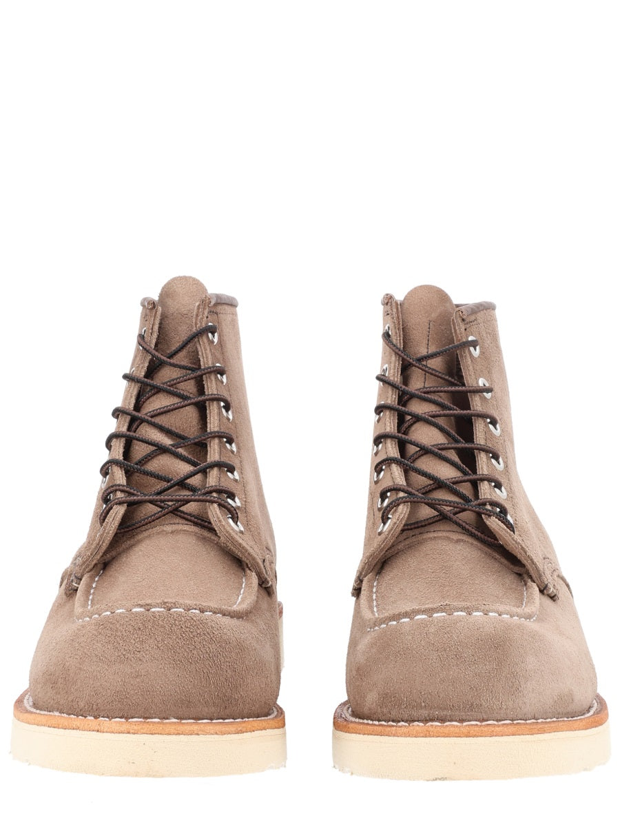 Boots Classic Moc Beige Leather