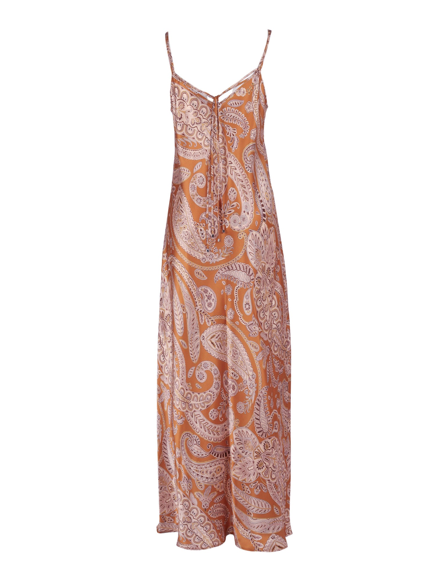Dress Beige Silk Midi