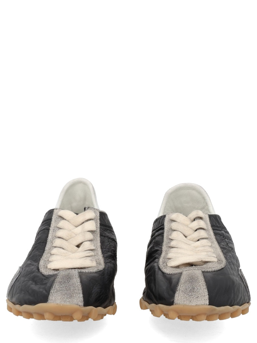 Sneakers Sprinters Black Leather Trainers
