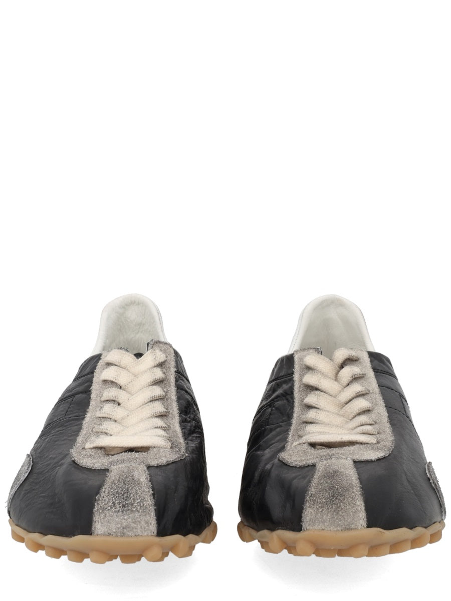 Sneakers Sprinters Black Leather Trainers
