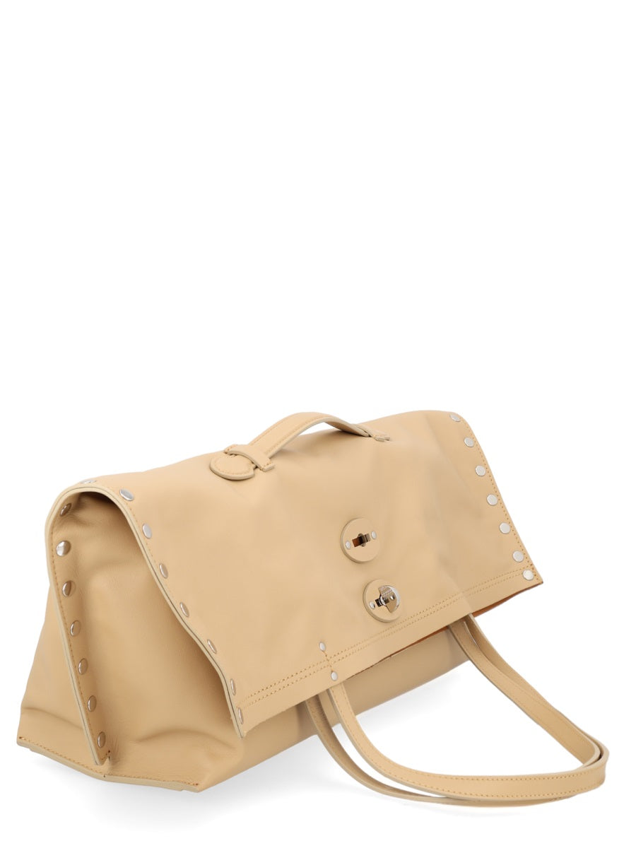 Shoulder Bag A Spasso Beige Bovine Leather
