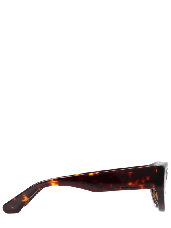 Sunglasses Cat Eye Brown Acetate