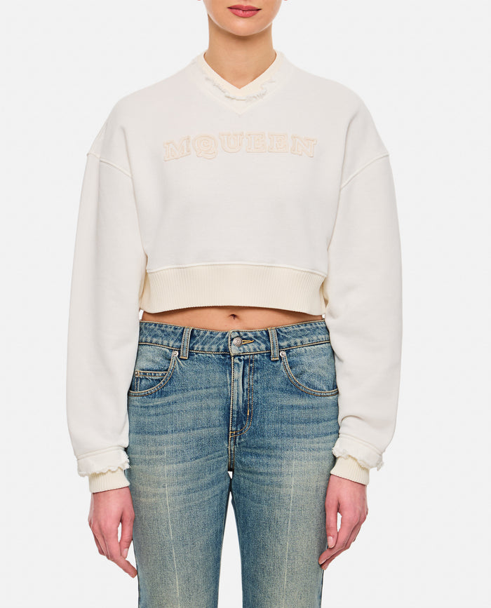 Alexander Mcqueen Sweaters White