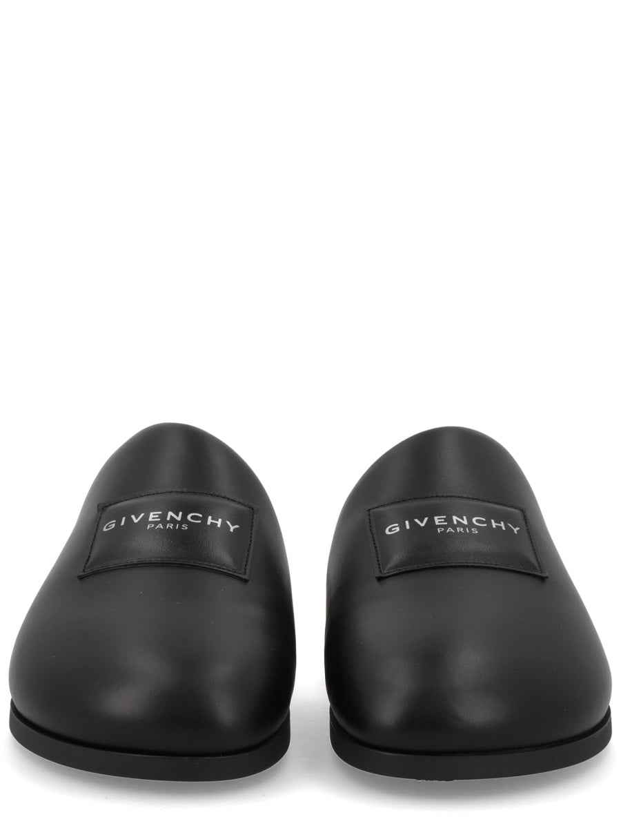 Mule Puffy Black Lamb Leather
