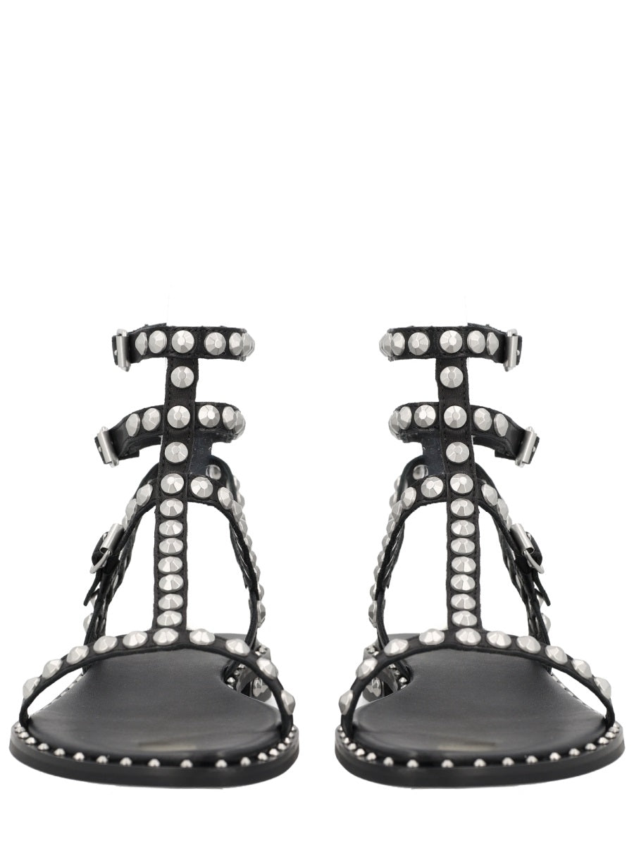 Sandals Play Black Leather