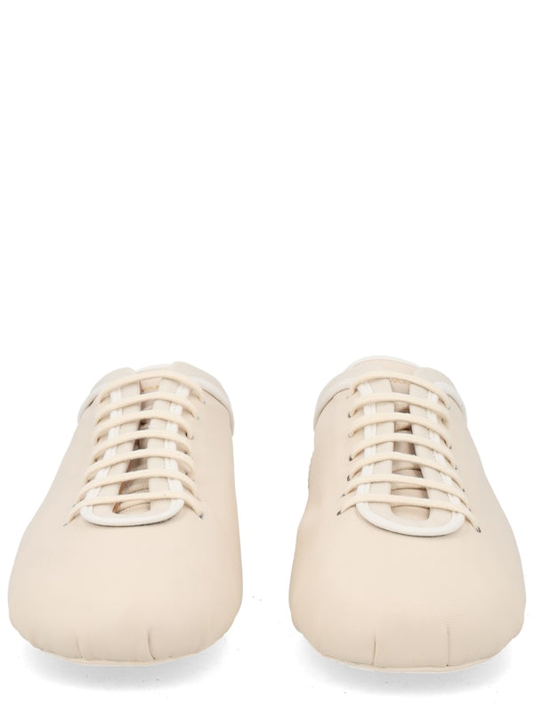 Sneakers Ballerina Leather White Trainers