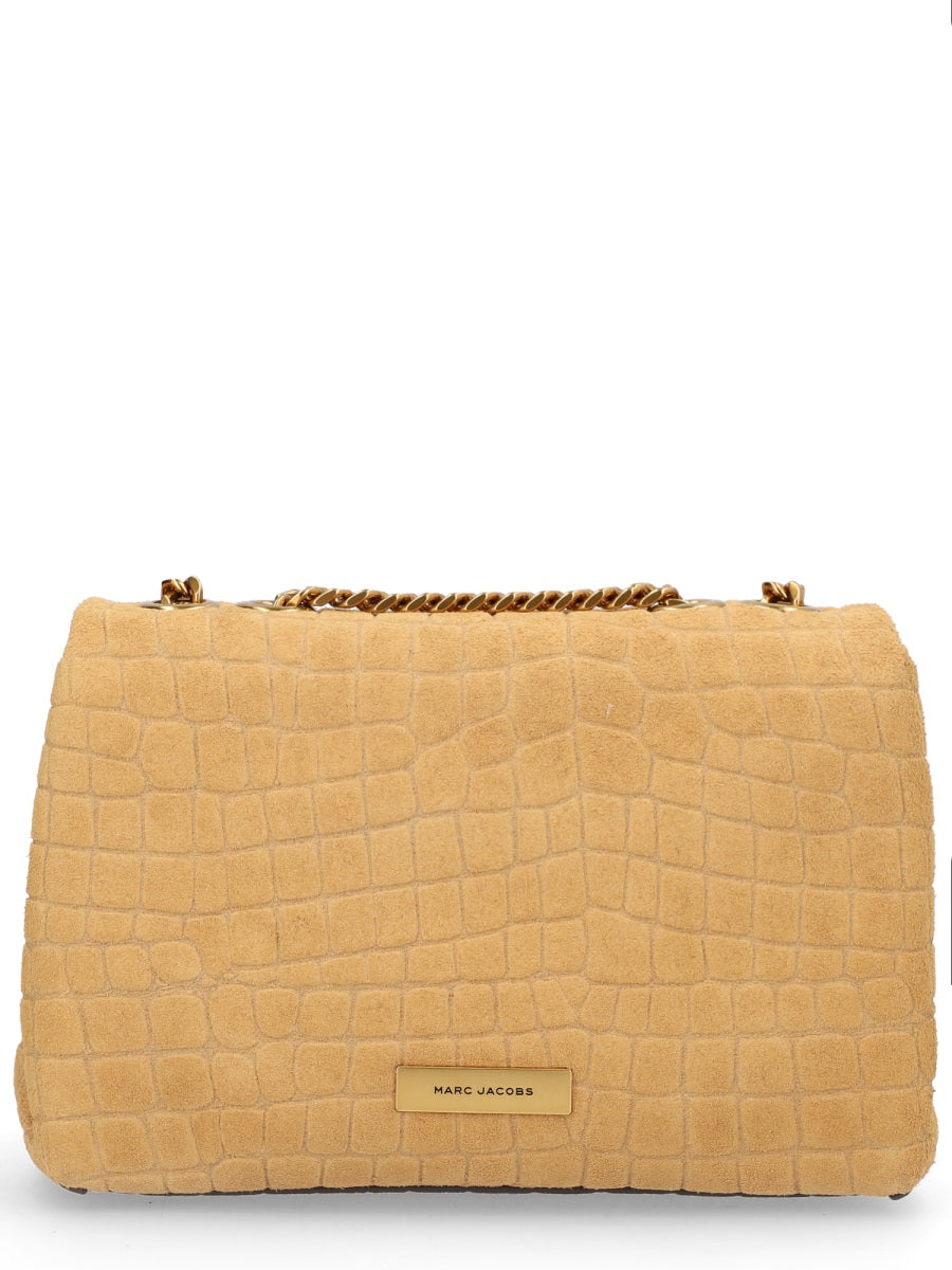Shoulder Bag Slim Dual Beige Cow Leather