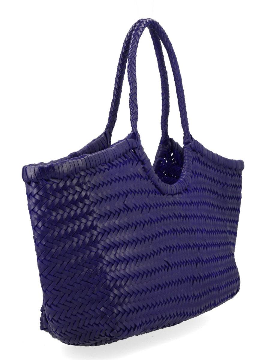 Shoulder Bag Nantucket Purple Leather