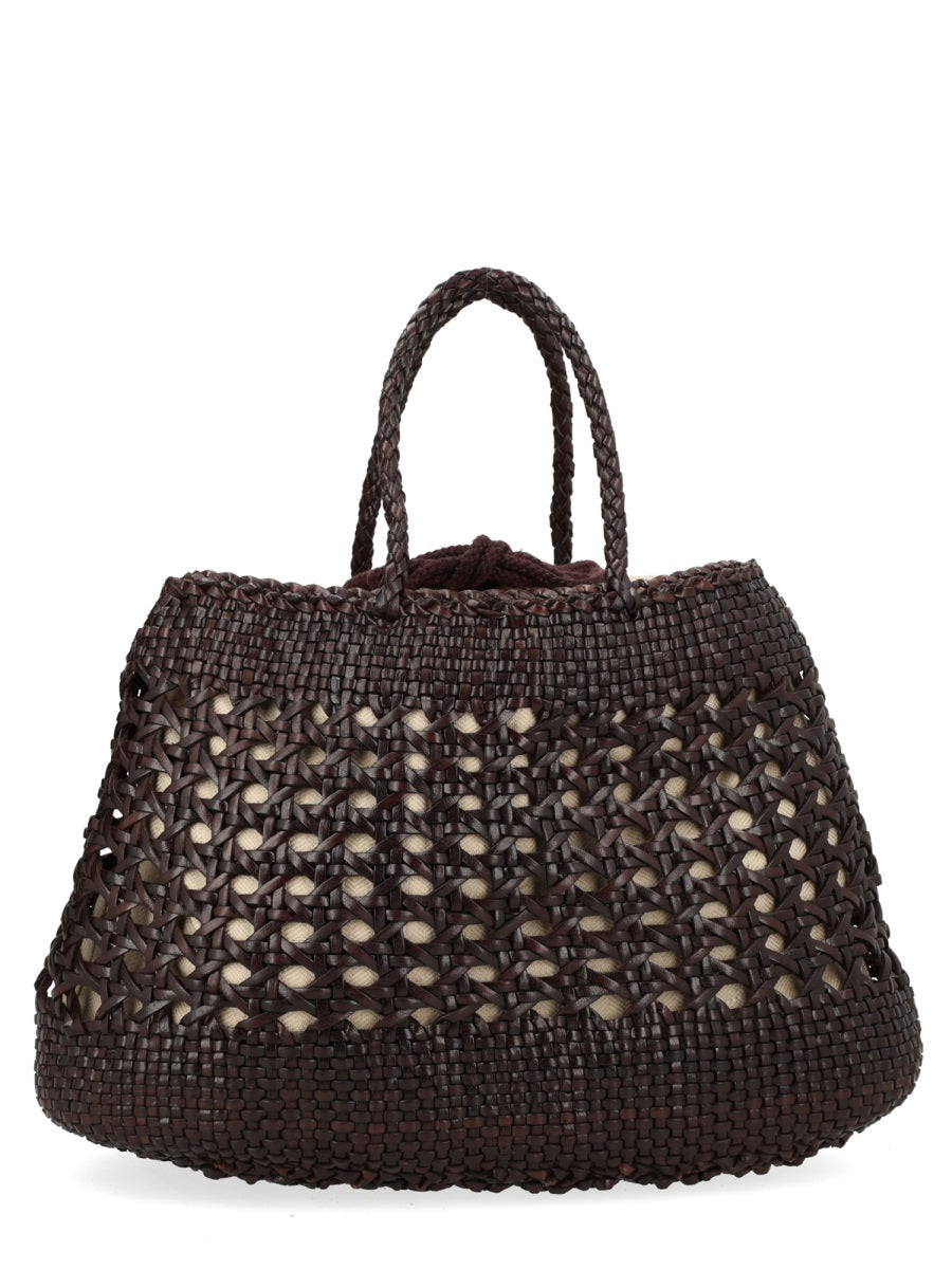 Handbag Santa Cano Dark Brown Leather Handbags