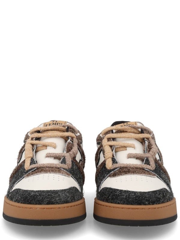 Sneakers Match Multicolour Leather Calf Trainers