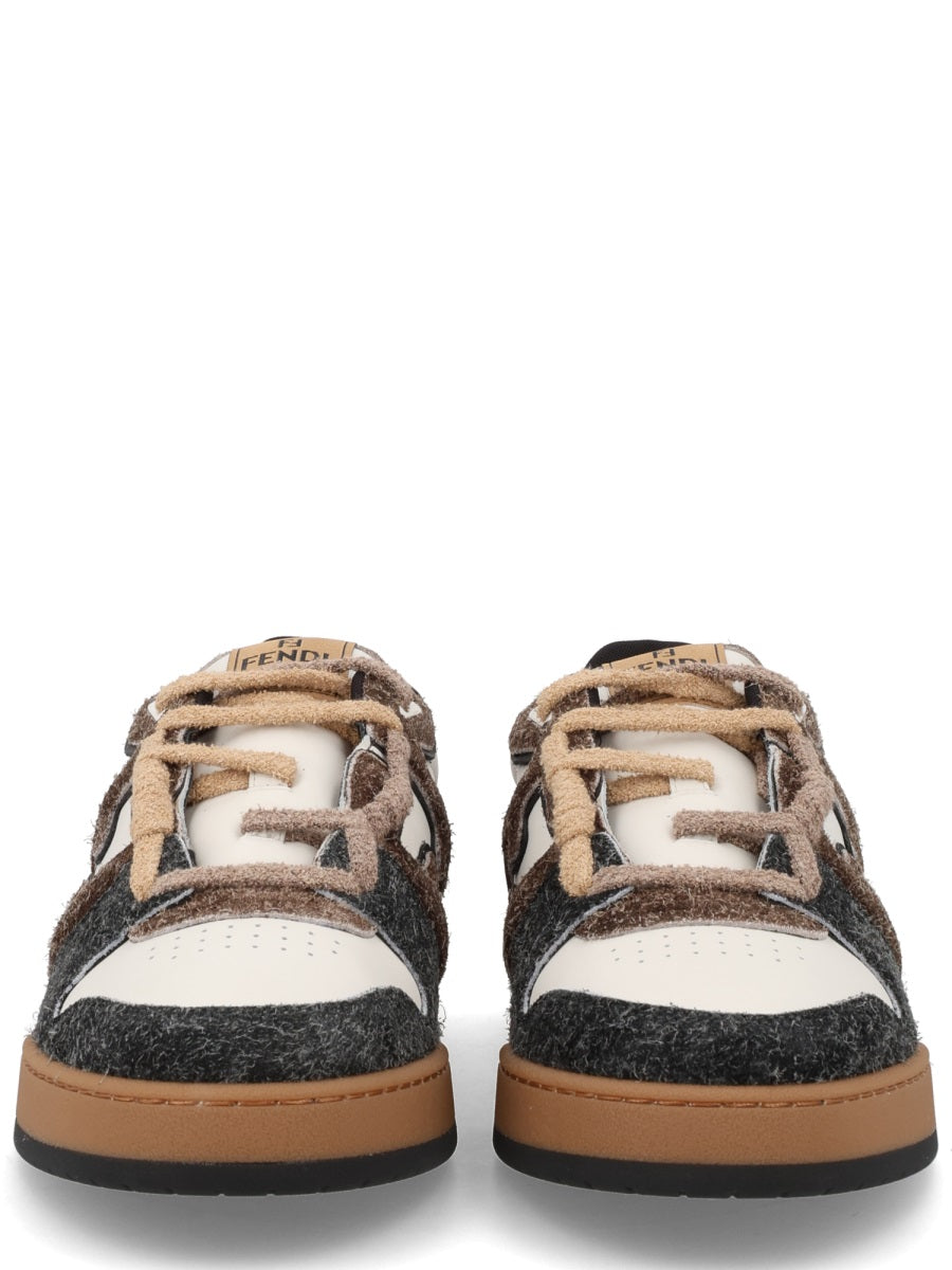 Sneakers Match Multicolour Leather Calf Trainers