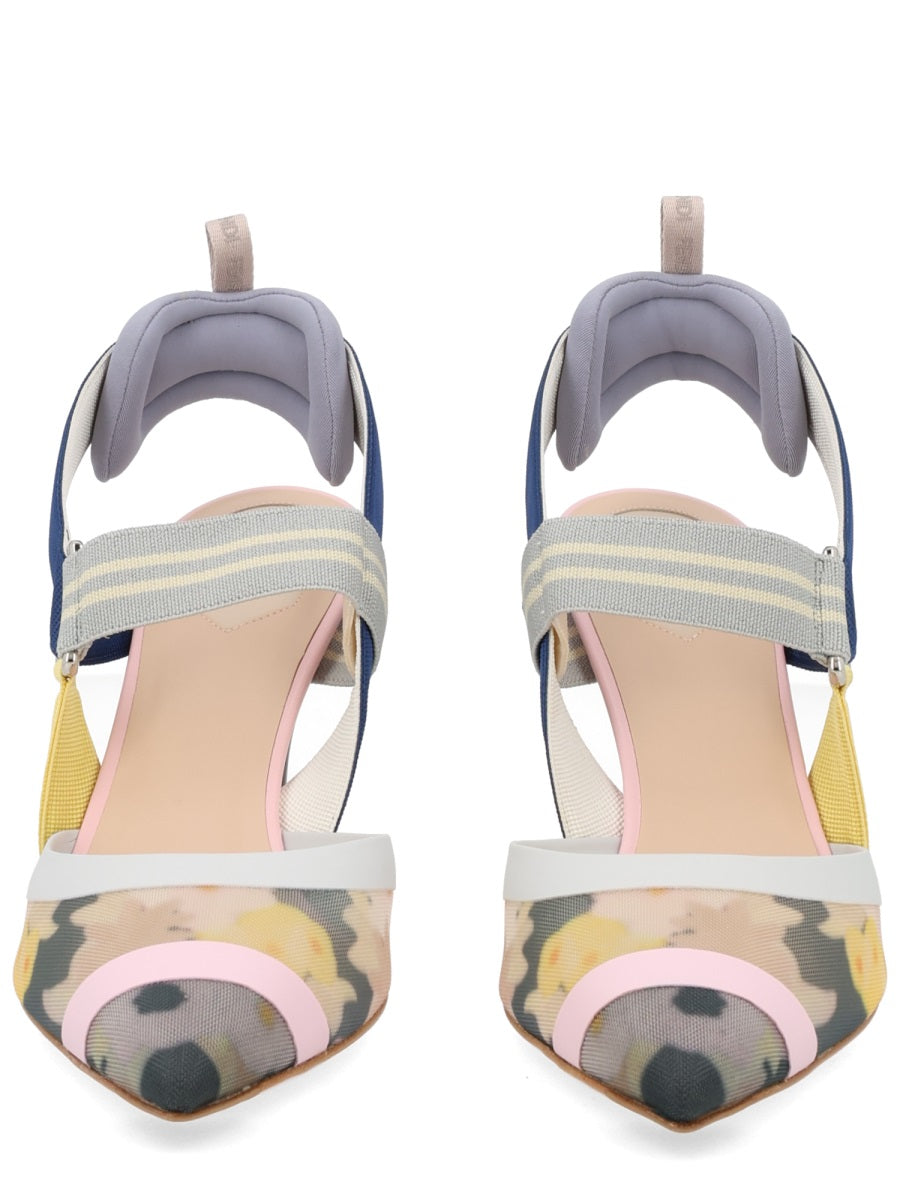 Slingback Colibrì Pumps Multicolour Polyamide