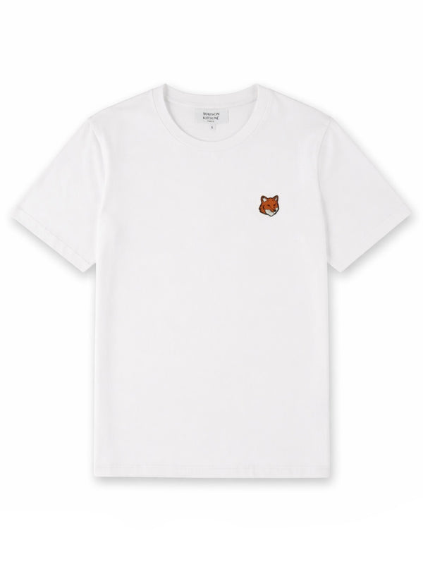 T-Shirt Fox Head White Cotton T-shirts