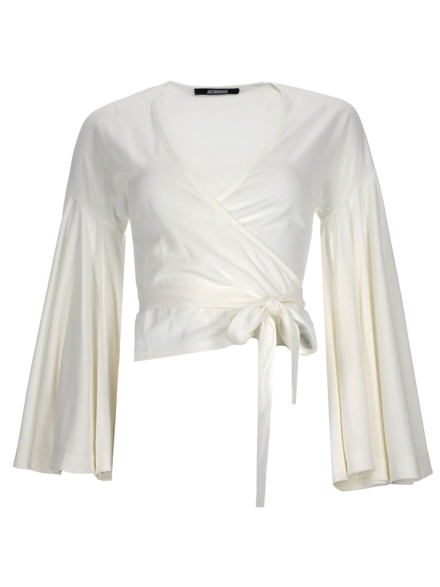 Top Le Cache Coeur Ventadou White Paper Tops