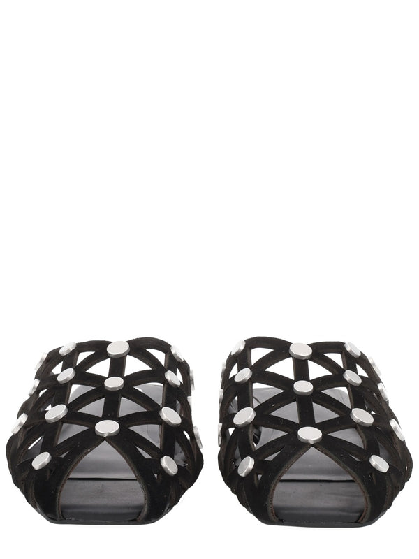 Mule Bone 01 Black Leather