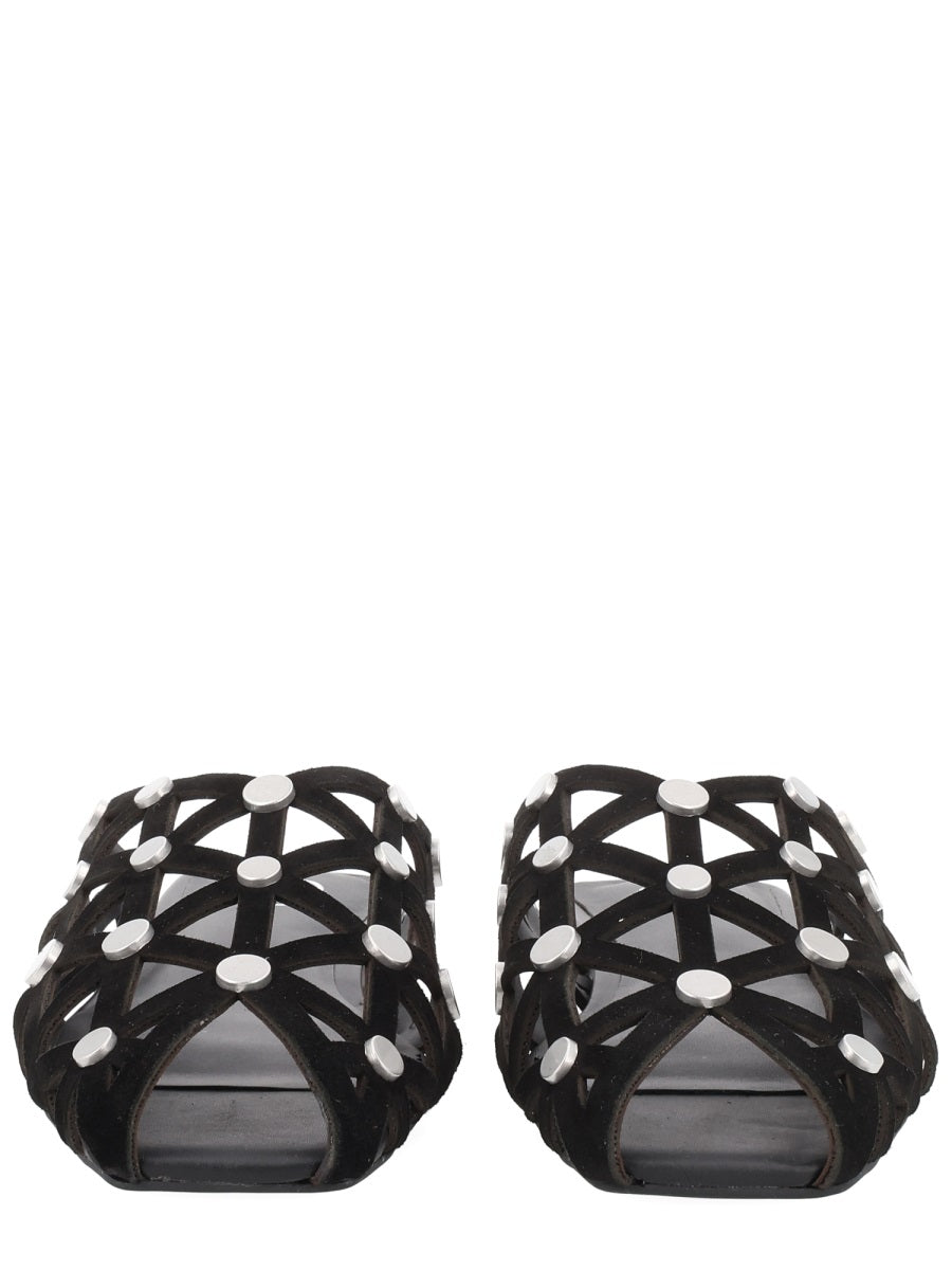 Mule Bone 01 Black Leather