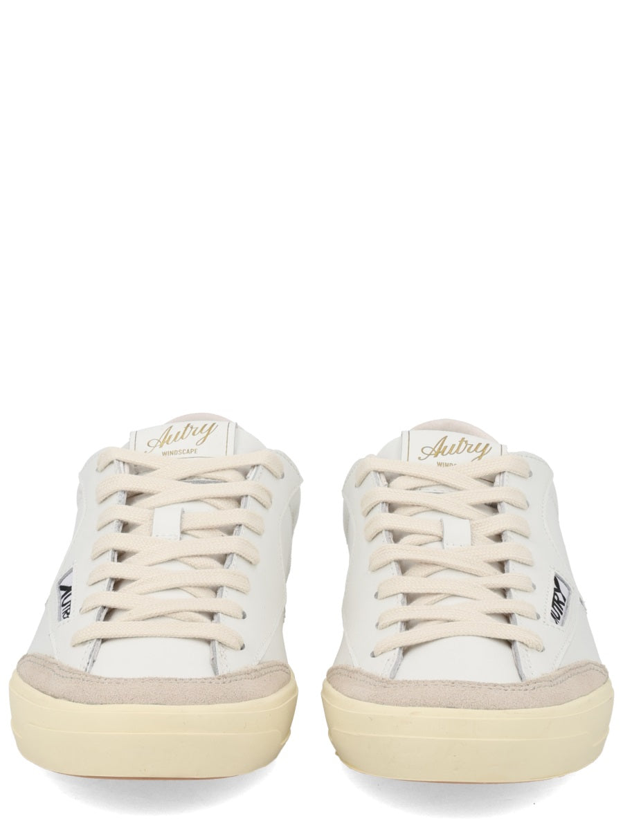 Sneakers Windscape Low White Leather Trainers