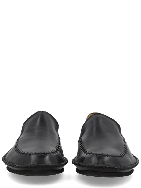 Moccasins Land Black Calf Leather Loafers