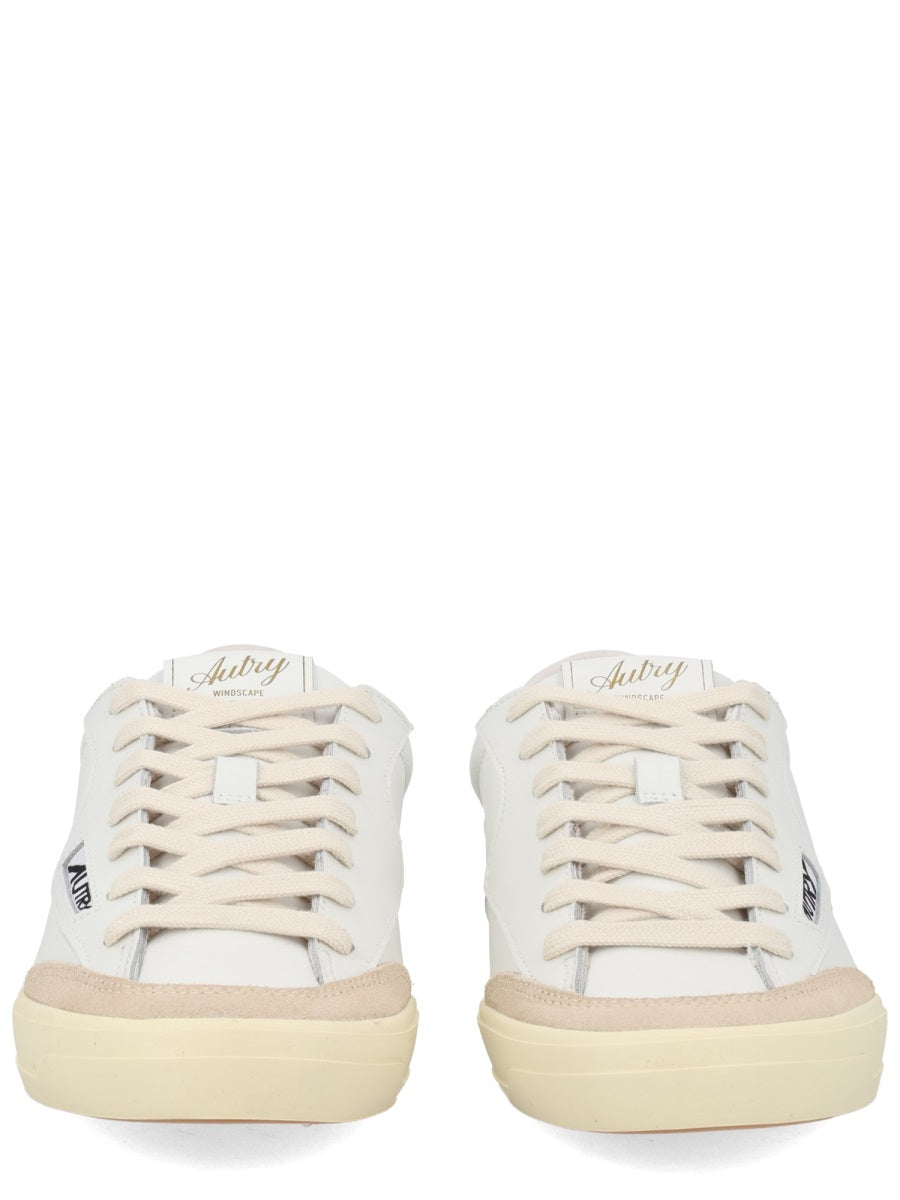 Sneakers Windscape Low White Leather Trainers