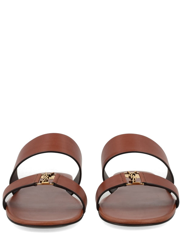 Sandals Babylone Brown Calf Leather